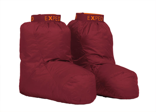 Backpacker Magazine: EXPED Down Socks "best camp booties to keep your toes toasty"